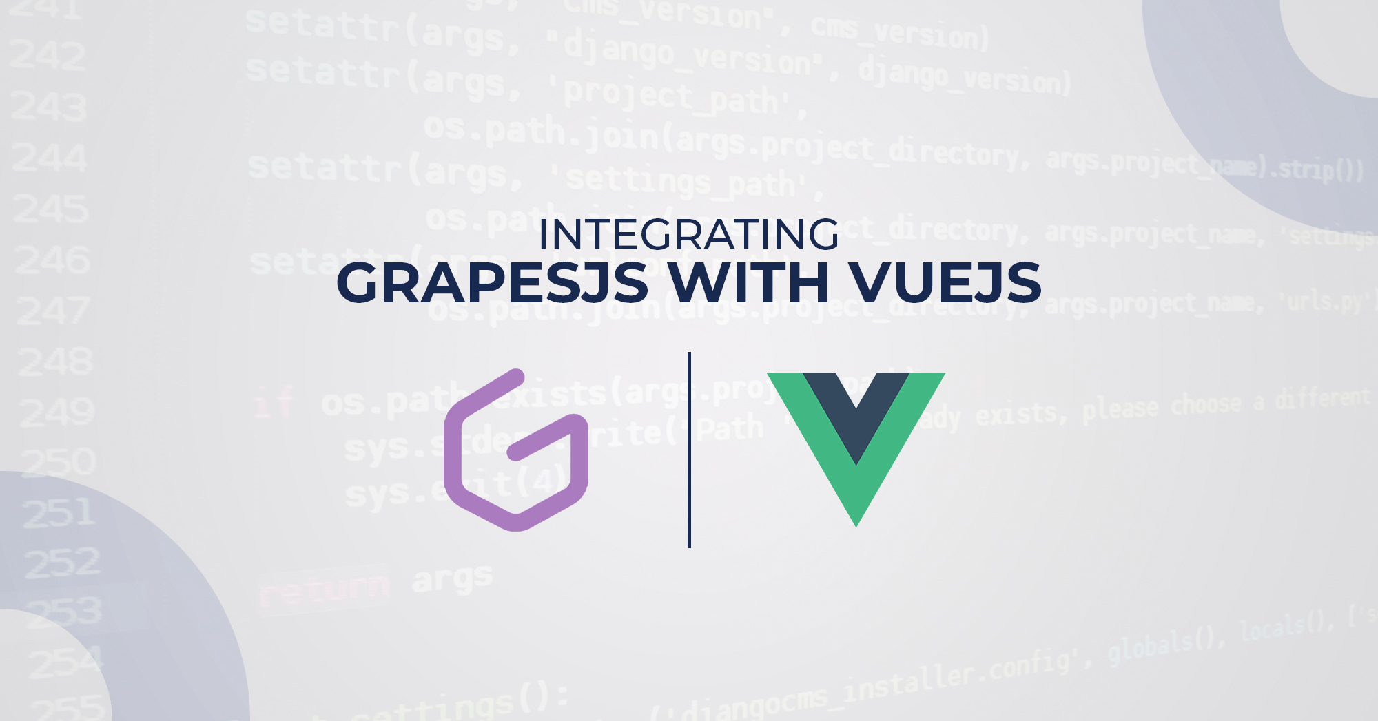 Integrating GrapesJS With VueJS